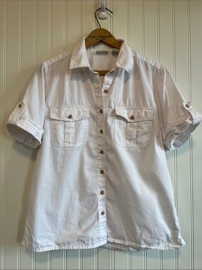 Classic Elements Pale Pink Button-Up camp shirt